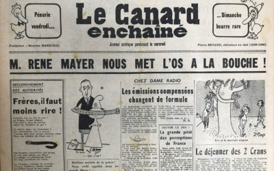 N° 1622 du Canard Enchaîné –  21 Novembre 1951