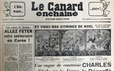 N° 1623 du Canard Enchaîné –  28 Novembre 1951