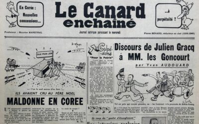 N° 1624 du Canard Enchaîné –  5 Décembre 1951