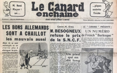 N° 1625 du Canard Enchaîné –  12 Décembre 1951