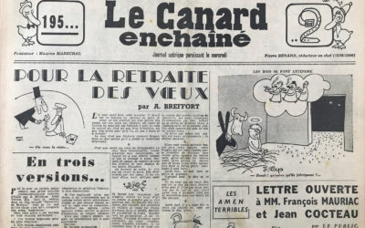 N° 1628 du Canard Enchaîné –  2 Janvier 1952