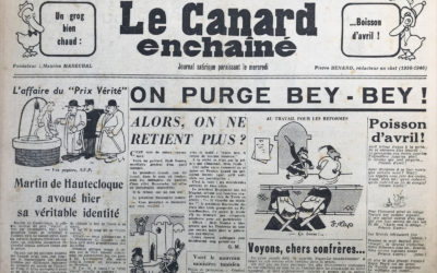 N° 1641 du Canard Enchaîné –  2 Avril 1952