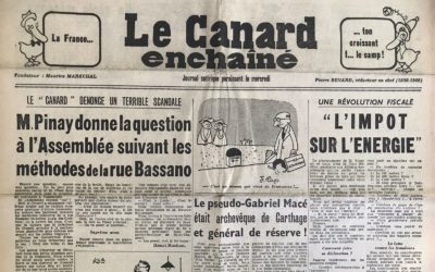 N° 1642 du Canard Enchaîné –  9 Avril 1952