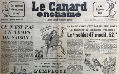 N° 1652 du Canard Enchaîné –  18 Juin 1952