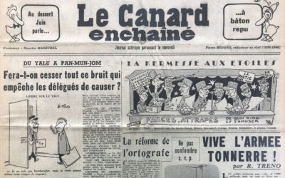 N° 1654 du Canard Enchaîné –  2 Juillet 1952