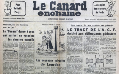 N° 1656 du Canard Enchaîné –  16 Juillet 1952