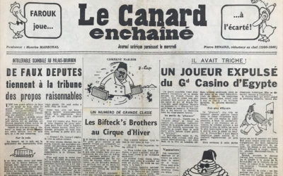 N° 1658 du Canard Enchaîné –  30 Juillet 1952