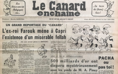 N° 1659 du Canard Enchaîné –  6 Août 1952