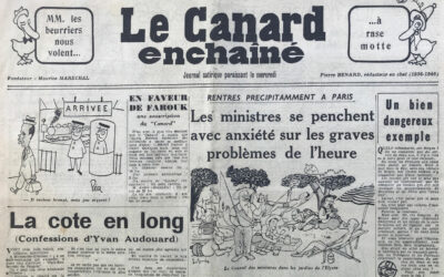 N° 1661 du Canard Enchaîné –  20 Août 1952
