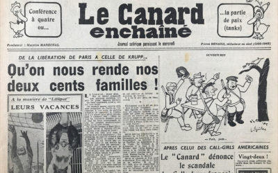 N° 1662 du Canard Enchaîné –  27 Août 1952