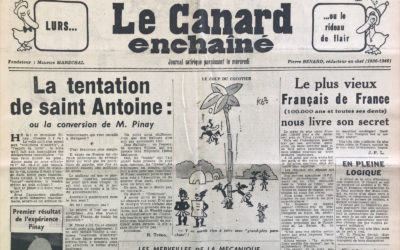 N° 1663 du Canard Enchaîné –  3 Septembre 1952