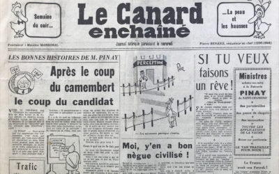 N° 1664 du Canard Enchaîné –  10 Septembre 1952