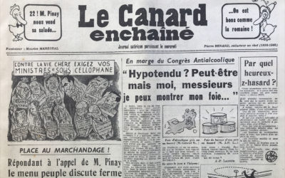 N° 1665 du Canard Enchaîné –  17 Septembre 1952