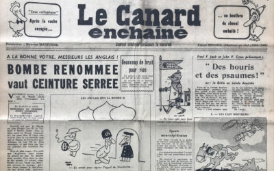N° 1668 du Canard Enchaîné –  8 Octobre 1952