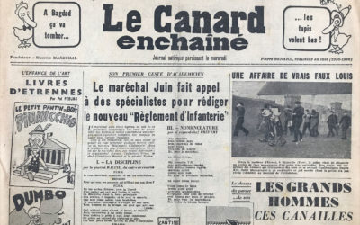 N° 1675 du Canard Enchaîné –  26 Novembre 1952