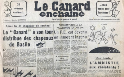 N° 1676 du Canard Enchaîné –  3 Décembre 1952