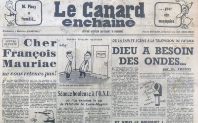 N° 1677 du Canard Enchaîné –  10 Décembre 1952