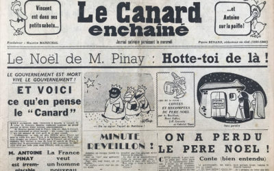 N° 1679 du Canard Enchaîné –  24 Décembre 1952