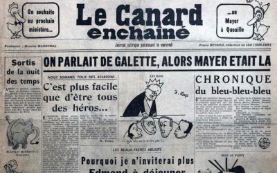 N° 1681 du Canard Enchaîné –  7 Janvier 1953