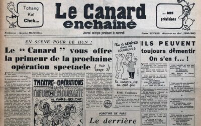 N° 1685 du Canard Enchaîné –  4 Février 1953