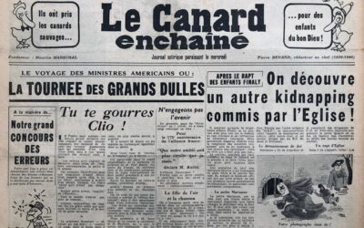N° 1686 du Canard Enchaîné –  11 Février 1953