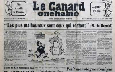 N° 1690 du Canard Enchaîné –  11 Mars 1953