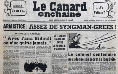 N° 1703 du Canard Enchaîné –  10 Juin 1953