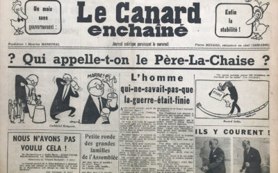 N° 1705 du Canard Enchaîné –  24 Juin 1953