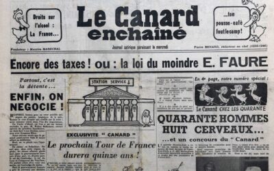 N° 1707 du Canard Enchaîné –  8 Juillet 1953