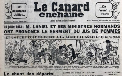N° 1708 du Canard Enchaîné –  15 Juillet 1953