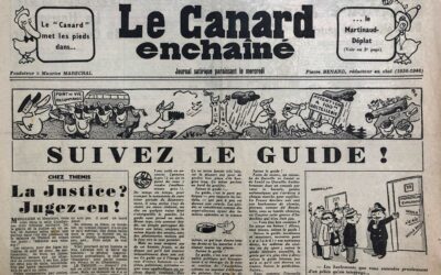 N° 1709 du Canard Enchaîné –  22 Juillet 1953