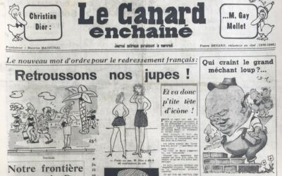 N° 1711 du Canard Enchaîné –  5 Août 1953