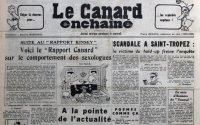 N° 1715 du Canard Enchaîné –  2 Septembre 1953