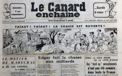 N° 1716 du Canard Enchaîné –  9 Septembre 1953