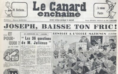 N° 1717 du Canard Enchaîné –  16 Septembre 1953