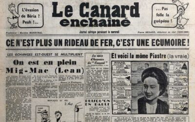 N° 1718 du Canard Enchaîné –  23 Septembre 1953