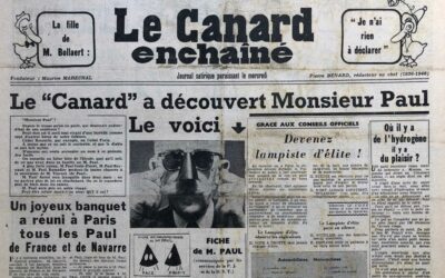 N° 1720 du Canard Enchaîné –  7 Octobre 1953