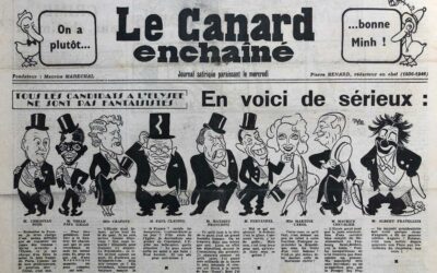 N° 1722 du Canard Enchaîné –  21 Octobre 1953