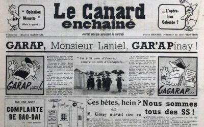 N° 1723 du Canard Enchaîné –  28 Octobre 1953