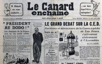 N° 1727 du Canard Enchaîné –  25 Novembre 1953