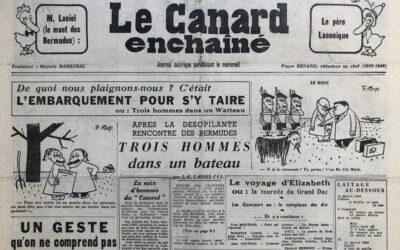 N° 1729 du Canard Enchaîné –  9 Décembre 1953
