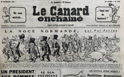 N° 1732 du Canard Enchaîné –  30 Décembre 1953