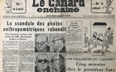 N° 1733 du Canard Enchaîné –  6 Janvier 1954