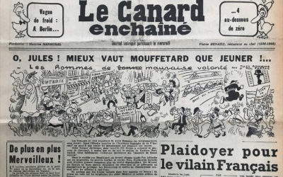N° 1736 du Canard Enchaîné –  27 Janvier 1954
