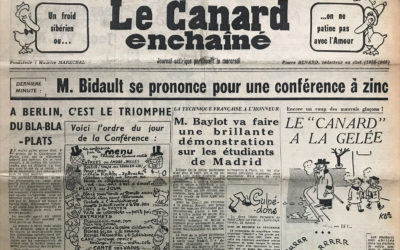 N° 1737 du Canard Enchaîné –  3 Février 1954