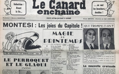N° 1743 du Canard Enchaîné –  17 Mars 1954