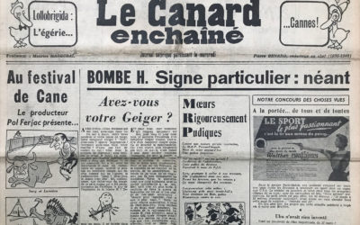 N° 1745 du Canard Enchaîné –  31 Mars 1954