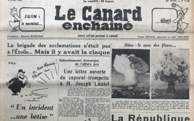 N° 1746 du Canard Enchaîné –  7 Avril 1954