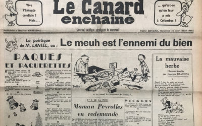 N° 1747 du Canard Enchaîné –  14 Avril 1954