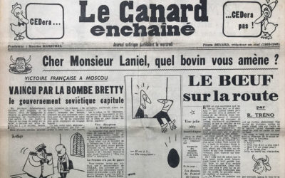 N° 1748 du Canard Enchaîné –  21 Avril 1954